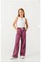 Girl's Stone Detailed Wide-Leg Black Sweatpants – Comfortable & Stylish Design 7836-4m - 3