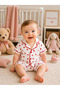 Red Heart Shorts Bottom Top Baby Pajama Set - %100 Cotton