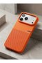 Orange Color Magsafe Shock Absorbing Matte Anti Shock Premium Phone Case Compatible with iPhone 17 Promax - 2