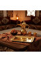 Germax Gold Rectangle Serving Tray – 24×17 cm | Decorative Metal Tray for Hospitality & Majlis - 2