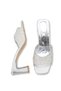 Women's Heeled Slippers 00127571 Silver - 5