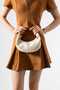 Emmy Model Women's Hand and Shoulder Crossbody Bag Cream