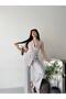 B Belt Detailed Gold Buttoned Vest Trousers Blazer Suit - 2