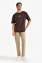 Breathable Cotton Premium Breathable Boxy Fit Printed T-Shirt F8097Ax26Sp - 2