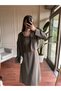 Shirt Dress Modal Set - Green - 4