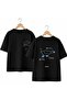 I Will Bite You Back and Front Chest Printed 100% Cotton Oversize Loose Regular Fit Crew Neck T-Shirt