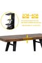 Silk Route - Under Desk Cable Management Tray, No Drill Cable Metal Rack Wire Organizer, Cable Storage Basket - 6