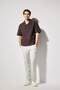 100% Cotton Relax Fit Brown Shirt G3205Ax26Sm - 2