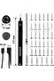 3.6V Mini Electric Screwdriver, 39pcs Precision Electric Screwdriver Set with 700mAh Rechargeable Battery, High-Quality Bits, and Magnetic Storage Case for Phone, Laptop, Camera, Watch Repair - 2