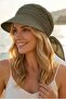 Women's Safari Tie-Up Brim Bandana Beach Hat