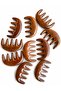 At-150 Wooden Meridian Comb 5-Tooth Scalp Gua Sha Massage Comb Handmade Comb - 3