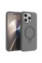 Apple iPhone 15 Pro Max Compatible Case Aura Stand Magsafe Gray