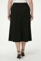 Women Solid Maxi Skirt, Black - 4