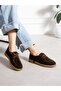 Zeze Brown Genuine Suede Leather Women's Loafer - 4