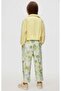 Nk girl's button-down jacket with pocket detail, ages 4-8, yellow - 2