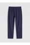 Two Mt Shop Quality Lcw Everyday Black Denim Straight Carrot & Carrot Cut Pants with Elastic Waist and Slimming Legs - 6