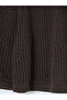 Özmarka New Season Women's Shorts with Elastic Waist and Openwork Design - 5