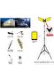 amping Light Double Plate, 6000K Pure White, Adjustable Tripod 0.85m to 3.5m, with Remote Control, Multiple Power Options - 4