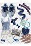 Dark Navy Blue, Organza Shoelaces – Pack of 2, 145 cm X 2 cm Matte Sneaker Laces, Gift Accessory 🩵ིྀ - 3