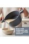 Non Stick Induction With Glass Lid Premium Aluminum Cast Large 24 cm (4.2L) Double Layer BPA,FDA Certificated Nonstick Coating Stockpot Cookware - 7