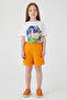 Girl Orange Shorts