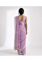 Nool Bakul Linen Saree with Unstitched Blouse Material - 3
