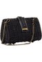 μαύρη τσάντα clutch SHELL - 8