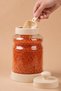 Set of 3 Glass Storage Containers |   Glass Bakliyat Storage Container |   Large Size Food Container 2650 ml |   Shovel - 2