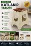 Large Size Practical Foldable Stool - Folding Camping Stool - Picnic Stool