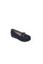 434 Women's Black Stone Buckle Wedge Heel Shoes - 4