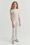 Girls' Ribbed Tights - 2