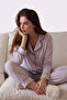 Women's Boxed & Long Sleeve Modal Pajama Set - Soft Breathable Fabric