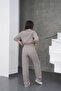 Women's Comfortable Fit Zippered Cotton Sweat Pants Set - 8