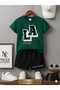 Summer Children's T-Shirt Shorts Unisex (Kes China Print)