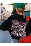Reversible Printed AMOR Lettered Pattern T-Shirt