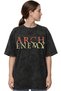 Arch Enemy Rock Metal Music Band Printed Unisex Oversize Vintage Washed T-Shirt - 2