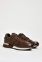 Stendhal Model Genuine Combination Leather Imported Sole Sneaker Shoes