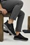 Men's Black Gray Daily Running Walking Shoes Sneaker - 6