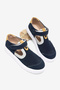 Children's Unisex Navy Blue Yellow Children's Velcro Sandals - 3
