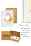 Set of 3 Paintings with White Wooden Frame Huhu125 - Triple Painting Set with White Frame - 2
