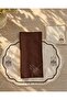 6 Piece 2-Person Candlestick Embroidered Tableware Set (2 American Placemats 43X30 + 2 Napkins 30X30 + 2 Cocktail Napkins 14X14) - 3