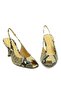 حذاء بكعب عالٍ من الجلد الطبيعي بنقشة جلد الثعبان A20 PITONE ROCCIA (KAYNAK) - 4