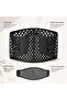 Scarf Anti-Slip Device Black Flexible Headband Stabilizer Hair Band Daily Use - 4