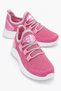 Side Striped Knitwear Children's Sports Shoes Pink White