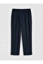 Elastic Waist Linen Blend Women's Trousers (S6) - 5