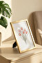 4410 Gold Modern Decorative Glass Photo Frame Table Wall Photo Frame 21X29,7Cm - 2