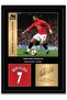 Cristiano Ronaldo Manchester United Legends Signed A4-20X30-8X12INCH Black Framed Wall Art