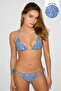 Benia Retro Patterned Triangle Bikini