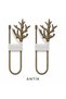 Set of 2 - Decorative Coral String Curtain Holder, No Drilling & No Screws, Practical Use - 3