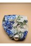 Women's Satin Textured Magnetic Pearl Scarf Necklace - 2